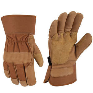 Gants de travail en cuir personnalisables avec logo, nouveau style, résistants à l'huile, anti-chimiques, antidérapants, durables, antistatiques, sans silicone - Product Image 5