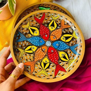 Plato Decorativo de Madera Pintado a Mano con Soporte, Retrato de Pareja de Dibujos Animados, Regalo de Aniversario de Bodas de 25 Años - Product Image 5