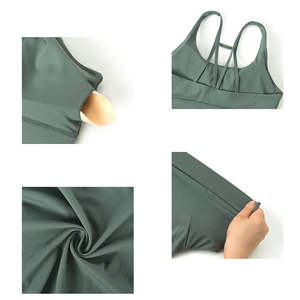 Soutien-gorge de sport simple à maintien élevé pour yoga, avec logo personnalisé, doux et respirant, idéal pour la gym et le fitness - Product Image 6