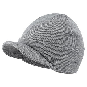 Vintage Ribbed Knit Beanie-Unisex Winter <b>Warm</b> <b>Hat</b> Soft Stretch Spandex/Cotton Minimalist Streetwear Essential - Product Image 1