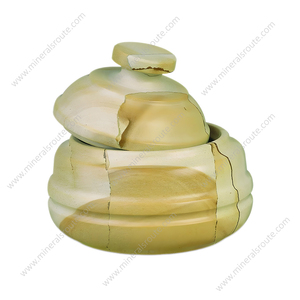 Luxury Design Handmade Teakwood <b>Marble</b> Candy <b>Jar</b> New Arrival Smooth Finished Onyx And <b>Marble</b> <b>Jars</b> For Online sale - Product Image 6