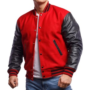 Top Design Leather <b>Jacket</b> Chenille Embroidery Wool Letterman Bomber School College University 2026 <b>Baseball</b> Varsity <b>Jacket</b> - Product Image 4