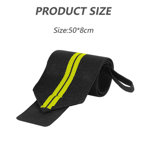 Attelle de poignet pour haltérophilie avec boucle pour le pouce, sangle de poignet pour entraînement en salle de sport, entraînement de soulevé de terre, attelle de poignet personnalisable avec logo - Product Image 5