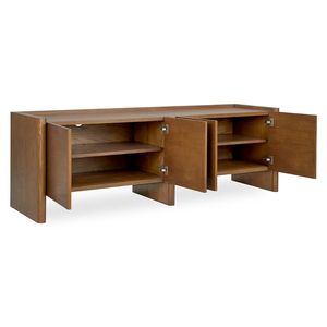 <b>Designer</b> Solid Oak <b>TV</b> Cabinet with Elegant Finish and High Quality Build Modern Living Room Furniture for Hotel Lobby and Lounge - Product Image 2