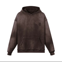 Meilleur sweat à capuche vintage délavé pour homme, en polyester de haute qualité, écologique, effet soleil, nouveau design, XXS, style streetwear vieilli