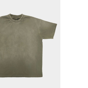 Oversized Acid Wash Crew Ringer Fitness T-Shirts Custom Men's High Quality 100% Cotton Quick Dry Heavyweight Vintage Design - Product Image 3