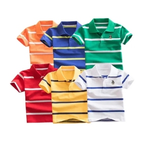 Camiseta polo infantil con logo personalizado, impresión de alta calidad, tela de algodón transpirable, ropa infantil elegante y cómoda - Product Image 4