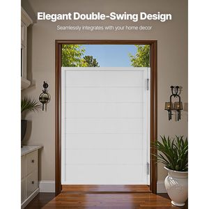 Porte a Battente Singole in Legno di Pino Premium 32"W X 42"H, Design Quadrato per Interni Caffè, con Kit Cerniere e Ferramenta per Seminterrato - Product Image 2