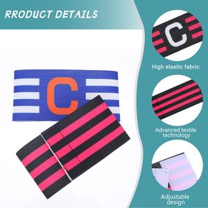 Brassards de capitaine de football personnalisés imprimés en gros, brassards absorbants pour le sport - Product Image 3