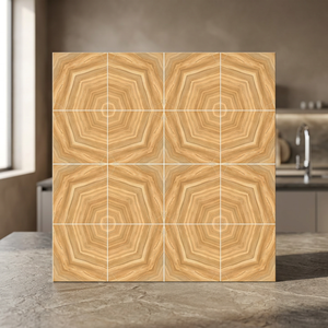 Azulejo de Porcelana Vistaar Royal con Aspecto de Mármol Líquido, Acabado Brillante, Diseño Bookmatch para Pared, 600x600mm - Product Image 4