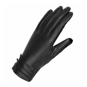OEM ODM New Arrivals Men's Thermal <b>Touch</b> <b>Screen</b> Outdoor Winter Pure Leather Plain Style Breathable Dress <b>Gloves</b> - Product Image 5