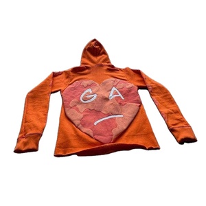 Men's Fleece Hoodie with Raw Hem & 3D Puff Printing Trendy Design & Comfortable Hoodies New Arrival Hot Sale Men Hoodies - Product Image 1