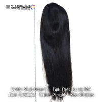 Pelucas frontales de encaje 100 cabello humano Remy extensiones de cabello Natural indonesio cutícula alineada hueso recto marrón claro encaje suizo
