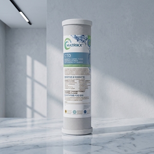Filtre à charbon actif pour purificateur d'eau domestique, directement de l'usine, haute capacité d'absorption des impuretés, certifié NSF, matériau standard - Product Image 1