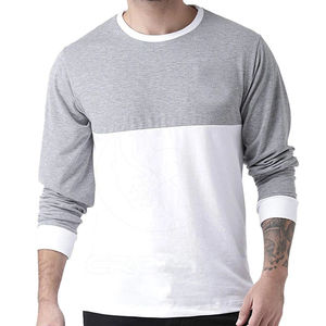 Custom Printing Cotton Full Sleeve T-<b>shirt</b> <b>Mens</b> Plain Gym Slim Fit Long Sleeve T <b>Shirt</b> - Product Image 1
