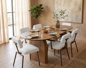 Modern Design Solid Mango Wooden Adjustable 4 Seater <b>Dining</b> <b>Table</b> with Customize Color for <b>Dining</b> Room Furniture - Product Image 2