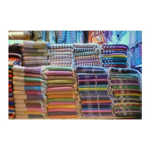 Индийский поставщик высококачественных пляжных полотенец из 100% хлопка с высоким водопоглощением по индивидуальному заказу, оптовая цена.