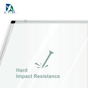 S.Y.H. Pizarra Blanca Esmaltada Tipo Estándar, Resistente a Impactos, para Uso en Oficina - Product Image 4