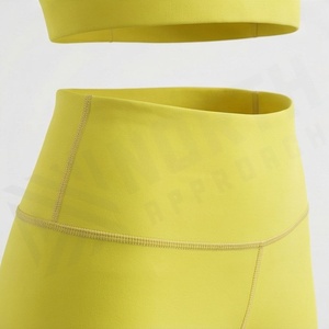 Ensemble de yoga sans couture en spandex pour femme, tenue de sport, vêtements d'entraînement, équipement de fitness - Product Image 5