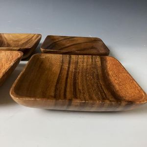Plato de Madera Multiusos Hecho a Mano, Ecológico, para Servir Frutas, Ensaladas, Bocadillos, Pan y Decoración - Product Image 2