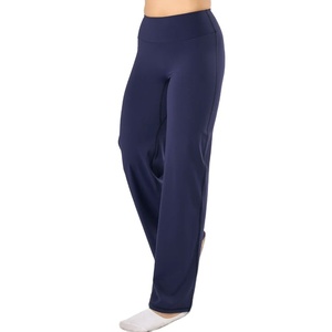 เลกกิ้งออกกำลังกายผู้หญิงเอวกลาง ดีไซน์ใหม่ ผ้าถัก 90% โพลีเอสเตอร์ 10% อีลาสเทน แห้งเร็ว ระบายอากาศได้ดี สวมใส่สบาย เหมาะสำหรับโยคะและออกกำลังกาย - Product Image 1