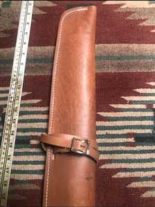 Funda de Cuero para Pistola con Porta Cartuchos, Hecha a Mano, Estilo Occidental, Accesorio de Caza - Product Image 3