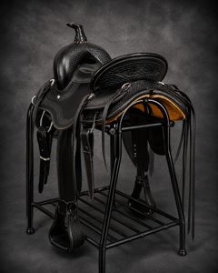 Selle d'équitation anglaise en cuir noir personnalisée de qualité supérieure pour le dressage, l'entraînement et la compétition équestre - Product Image 3