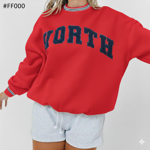 Sudadera de punto extragrande de cuello simulado para mujer, estilo casual, holgada, cómoda para el día a día, suave, minimalista, moda urbana, diseño frontal. - Product Image 5