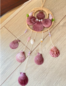 Campana de Viento de Conchas Marinas Naturales, Hecha a Mano, Decoración Colgante de Conchas Costeras, Recuerdo, Regalo para Tienda de Playa, Decoración del Hogar - Product Image 5