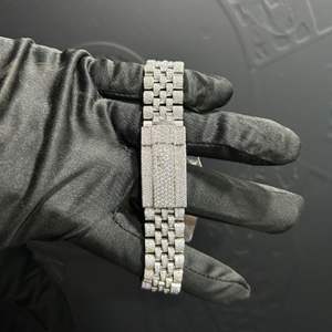 Reloj de Diamantes Cultivados en Laboratorio Personalizado de Alta Calidad Estilo Hip Hop para Hombre, Reloj de Diamantes VVS para Regalo - Product Image 4