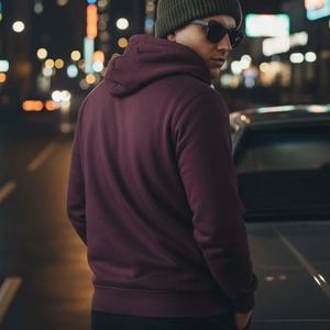 Sudadera con Capucha Oversize Bordada para Invierno 2026 - 100% Algodón con Forro Polar de Poliéster, Disponible en Todos los Tamaños y Colores, y Personalizaciones - Product Image 2