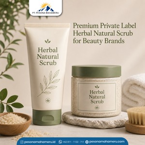 Exfoliante Corporal Herbal Personalizado, Exfoliante Botánico para el Cuidado del Cuerpo, Inspirado en Ingredientes Naturales para Marcas de Marca Privada - Product Image 1