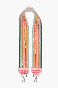 Colorful Beaded <b>Strap</b> <b>Adjustable</b> Fashion Shoulder Bag Accessory - Product Image 1