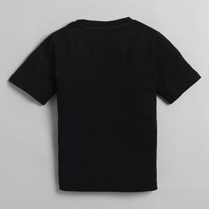 T-shirt manches courtes Polka Tots Dont Tell My MOM Print-Noir - Product Image 2
