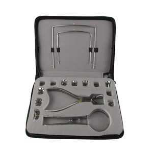 Professional Stainless Steel Dental Rubber Dam Kit Punch Plier Forceps <b>Clamps</b> <b>Frames</b> | Complete Endodontic Restoration Isolation - Product Image 5