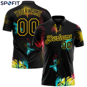 2023 New Design Sublimation Polo Shirts Digital Printed Plus Over Size Polo Shirts for Unisex - Product Image 6