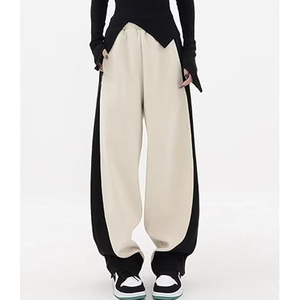 Pantalon de survêtement Hip Hop pour homme 2026, ODM, imperméable, écologique, en tissu peigné épais, taille élastique avec cordon de serrage, coupe large - Product Image 3