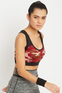Soutien-gorge de sport réversible grande taille pour femme, bretelles ajustables, col rond, maintien moyen, respirant, haut de sport fitness - Product Image 5