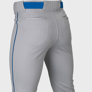 Pantalones de Béisbol para Equipo, los Más Vendidos, Hechos a Medida, Ropa Deportiva Gris con Diseño Liso y Personalizado - Product Image 3