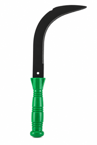 Faucille professionnelle en acier au carbone avec manche en plastique pour le désherbage, la coupe et la récolte en agriculture, jardinage et ferme - Product Image 1