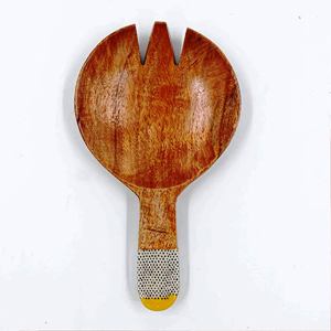 Nouvel ensemble d'ustensiles à salade écologiques, compatibles lave-vaisselle, pour la cuisine domestique, fabriqué en Inde - Product Image 1