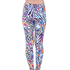 Custom Sublimation Design Womens Graphic Leggings High Waist 4 Way Stretch Yoga Pants Gym Fitness <b>Running</b> Tights for Activewear - Product Image 1