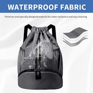 Sac de voyage en toile avec compartiment pour chaussures, sac de sport et de fitness - Product Image 5