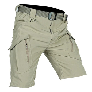Men's Summer Gym Outdoor Tactical Short Casual Cargo Shorts Quick Dry Multi Pocket <b>Elastic</b> <b>Work</b> <b>Trousers</b> Male Tactical Shorts - Product Image 1