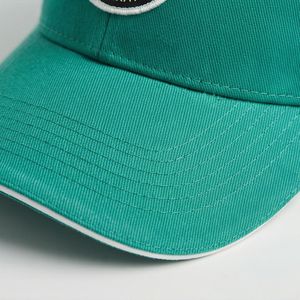 Gorra de Béisbol con Parche Redondo Color Verde Azulado, Diseño Novedoso de Primera Calidad, Ajuste Cómodo para Uso Diario, Unisex, Elegante, Ajuste Personalizado, Algodón de la Mejor Calidad - Product Image 4
