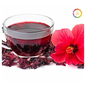 กลีบดอกชบาแห้งสีแดงหอม สำหรับชงชา น้ำเย็น และสูตรอาหารแสนอร่อย - Product Image 3