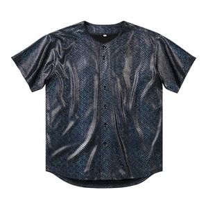 Camiseta Deportiva Personalizada Unisex, Auténtica, de Béisbol y Fútbol Americano, en Rojo, Blanco y Negro, Transpirable - Product Image 1