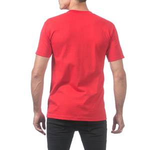 <b>Red</b> Slim Fit Crew Neck T-Shirt Maroon Round Neck <b>Tshirt</b> Men T-Shirt New Short Sleeve Tee Shirts - Product Image 6