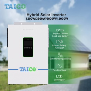 EU nóng bán taico 1.2KW 3KW 6KW 12KW lai năng lượng mặt trời biến tần 220V đầu vào rộng hiệu quả 94% tinh khiết Sine Wave Inverter - Product Image 2