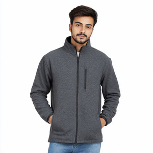 Veste polaire à col montant de haute qualité avec poches zippées pour homme – Idéale pour l'extérieur - Product Image 4